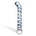 Изогнутый стеклянный фаллос G-Spot Glass Dildo - 17 см прозрачный 