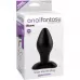 Черная анальная пробка среднего размера Large Silicone Plug - 13 см черный 