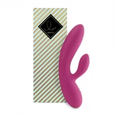 Розовый вибратор-кролик Lea Rabbit Vibrator - 20,2 см розовый 