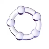 Фиолетовое эрекционное кольцо A-Toys фиолетовый 