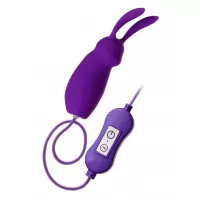 Фиолетовое виброяйцо с пультом управления A-Toys Bunny, работающее от USB фиолетовый 