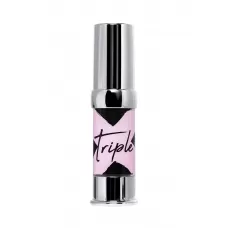 Возбуждающий гель с эффектом вибрации и охлаждения Triple X 3 in 1 Unisex Pleasure Enhancer Gel - 15 мл  