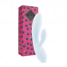 Нежно-голубой вибратор-кролик Lea Rabbit Vibrator - 20,2 см нежно-голубой 