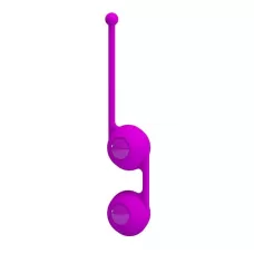 Лиловые вагинальные шарики Kegel Tighten Up III лиловый 