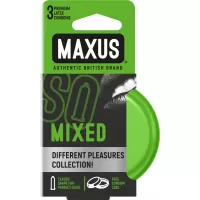 Презервативы в железном кейсе MAXUS Mixed - 3 шт  