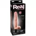 Вибратор Real Feel Deluxe №7  с мошонкой на присоске - 28 см телесный 