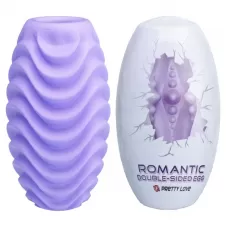 Двусторонний мини-мастурбатор Romantic сиреневый 