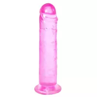 Розовый фаллоимитатор Distortion - 18 см розовый 