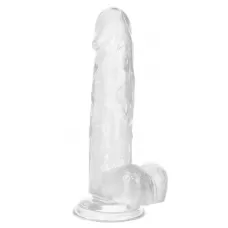 Прозрачный фаллоимитатор Size Queen 6  - 20,25 см прозрачный 