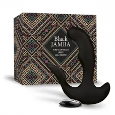 Универсальный анальный массажер Black Jamba Anal Vibrator - 12 см черный 