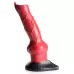 Красный фантазийный фаллоимитатор Hell-Hound Canine Penis Silicone Dildo - 19 см красный 