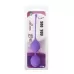 Фиолетовые вагинальные шарики SEE YOU IN BLOOM DUO BALLS 36MM фиолетовый 