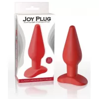 Красная анальная пробка с узким кончиком - 9 см красный 