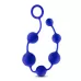 Синяя анальная цепочка 16 Inch Silicone Anal Beads - 40,6 см синий 