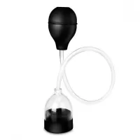 Вакуумный стимулятор головки пениса Oro Stimulator Self-Stroking Pump прозрачный 