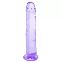 Фиолетовый фаллоимитатор Distortion - 18 см фиолетовый 