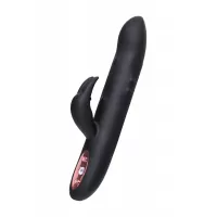 Черный вибратор-кролик Waname D-Splash Hail - 23,8 см черный 