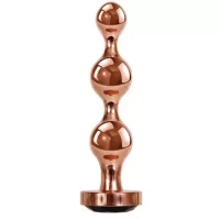 Золотистый анальный стимулятор-елочка Gold Digger Small - 10,5 см золотистый 