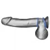 Набор из двух голубых силиконовых колец разного диаметра SILICONE COCK RING SET синий 
