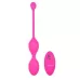 Розовые вагинальные шарики с ДУ и функцией памяти Remote Dual Motor Kegel System розовый 