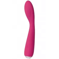 Ярко-розовый G-стимулятор IRIS Clitoral   G-spot Vibrator - 18 см ярко-розовый 