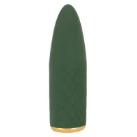 Зеленый мини-вибратор Luxurious Mini Vibrator - 11,5 см зеленый 