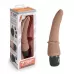 Кофейный анальный вибратор 7  Slim Anal Realistic Vibrator - 20 см кофейный 