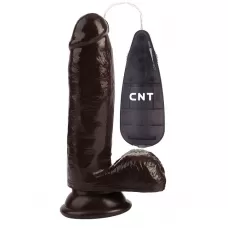 Коричневый вибратор-реалистик 6.7 Stud Realistic Dildo - 17,5 см коричневый 