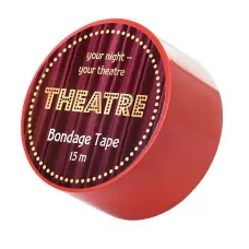 Красный бондажный скотч TOYFA Theatre - 15 м красный 