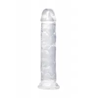 Прозрачный фаллоимитатор Chard - 18 см прозрачный 