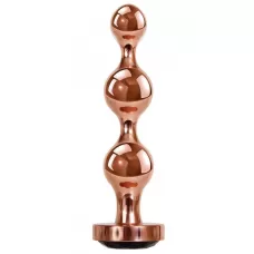 Золотистый анальный стимулятор-елочка Gold Digger Large - 13,5 см золотистый 