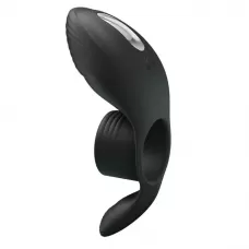Черное кольцо на пенис с вибрацией Vibration Penis Sleeve черный 