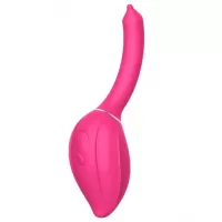 Розовый расширяющийся вибратор Eleanor - 20,1 см розовый 