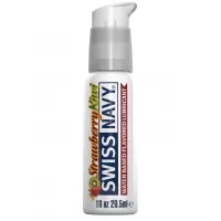 Лубрикант Swiss Navy Strawberry Kiwi Lube с ароматом клубники и киви - 29,5 мл  