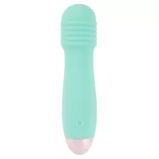 Мятный мини-вибратор Cuties Mini - 12,5 см мятный 