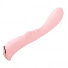 Нежно-розовый вибромассажер 6  Silicone G-Spot Fun - 19,1 см нежно-розовый 