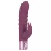 Фиолетовый вибратор-кролик с ребрышками Rabbit Vibe - 16 см фиолетовый 