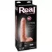 Вибратор телесного цвета с мошонкой Real Feel Deluxe №6 - 27 см телесный 