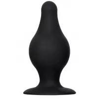 Черная анальная втулка Spade XS - 6,5 см черный 