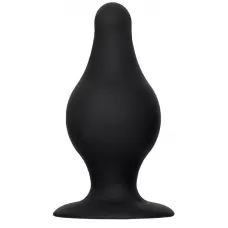 Черная анальная втулка Spade XS - 6,5 см черный 