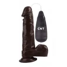 Коричневый вибратор-реалистик 7.8 Stud Realistic Dildo - 20 см коричневый 