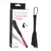 Чёрная многохвостая кожаная плетка Passionate Flogger - 39 см черный 