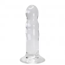 Прозрачный фаллоимитатор на присоске Gallant Jelly Dildo - 16 см прозрачный 