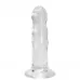 Прозрачный фаллоимитатор на присоске Gallant Jelly Dildo - 16 см прозрачный 
