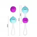 Разноцветные вагинальные шарики Orgasmic balls silicone разноцветный 