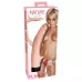 Реалистичный вибратор NS Flame Vibe с клиторальными усиками - 22 см телесный 