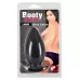 Большая черная анальная пробка Booty beau - 11 см черный 