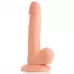 Телесный фаллоимитатор 6.5  Dildo with Balls - 19 см телесный 