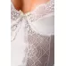 Корсаж Blanchet с игривыми оборками и кружевами черный XXL-XXXL