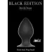 Чёрная анальная пробка Thick Anal Plug Small - 7,8 см черный 